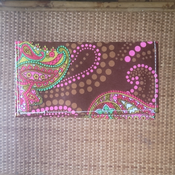 Paisley Checkbook Cover - S monogram - Picture 5 of 5